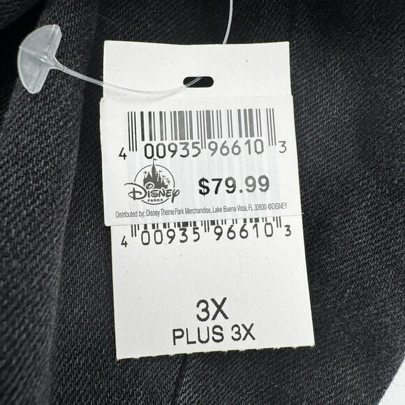 DISNEY STORE NWT Women's 3X Black Haunted Mansion‎ Denim Jean jacket Madam Leota - Picture 7 of 16